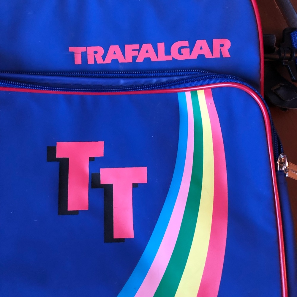 Trafalgar Vintage Luggage Tote Bag Retro 1980’s